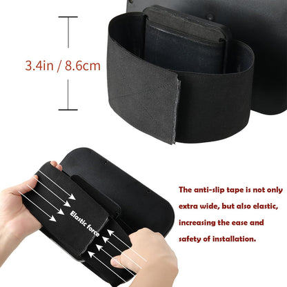 Funbliss Baby Car Mirror for Fixed Headrest, Compatible with Tesla Car Mirror for Baby and Other Models, 360° Rotation Clear & Wide View, Easy Install with Non-Slip Elastic Fixing