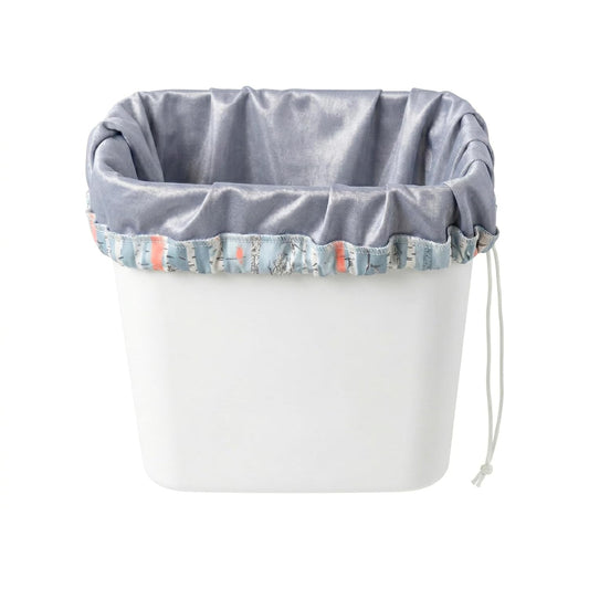 Marley's Monsters Washable Pail Liner - Reusable Water Resistant Trash & Recycling Bag with Drawstring Closure, Cotton Strap & Seamless Bottom - USA Made PUL Fabric for Kitchen, Laundry & Camping