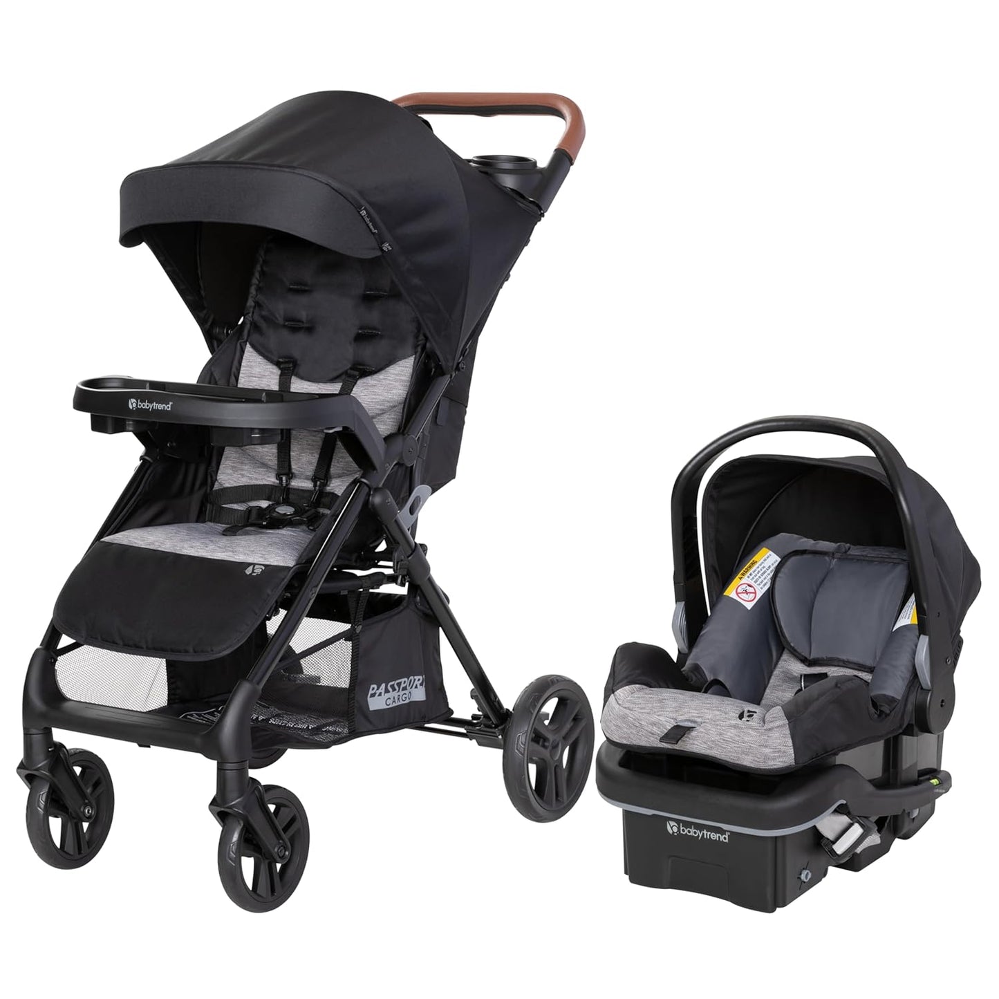 Baby Trend Sonar Cargo 3-Wheel Travel System, Desert Sage