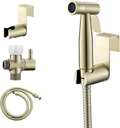 Purrfectzone Bidet Sprayer for Toilet, Handheld Sprayer Kit, Cloth Diaper Sprayer Set - Easy to Install - Stainless Steel