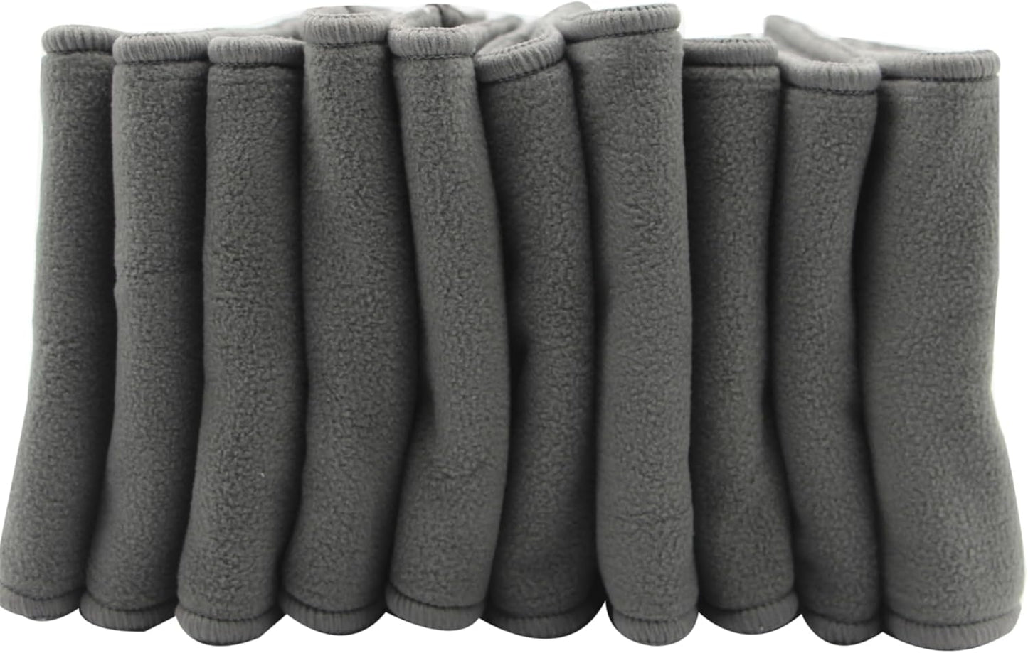 10pcs Reusable Soft 3 Layers Inserts for Baby Cloth Diaper,High Absorbing Washable Liners (10pcs-Grey Inserts)