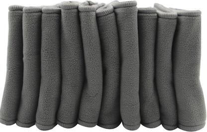 10pcs Reusable Soft 3 Layers Inserts for Baby Cloth Diaper,High Absorbing Washable Liners (10pcs-Grey Inserts)