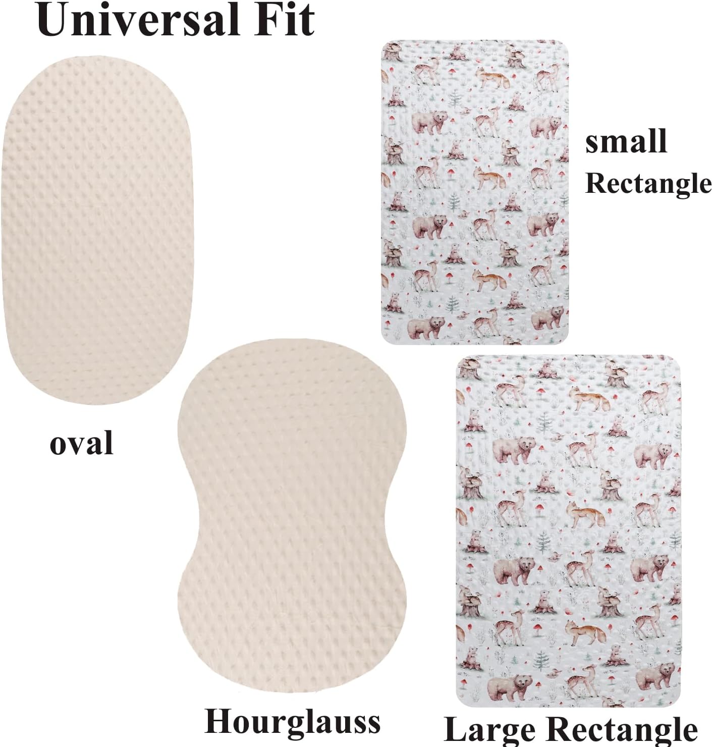 Dot Bassinet Sheet Set 2 Pack Stretch Fitted Bedside Sleeper Bassinet Sheets Sheets,Ultra Soft, for Baby Girls and Boys Light Green Dinosaur