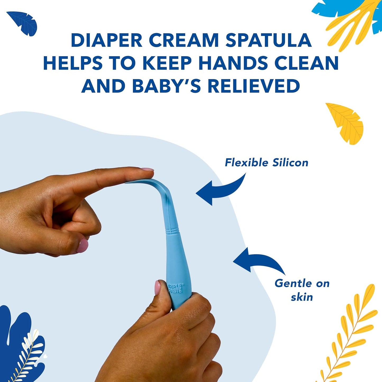 Triple Paste Diaper Rash Cream for Baby - 8 Oz Tub – Zinc Oxide Ointment Treats, Soothes & Prevents Diaper Rash, Pediatrician-Recommended Hypoallergenic Formula, Baby Essentials for Daily & Overnight