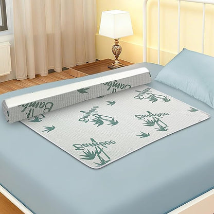 Baby Bed Bumpers for Toddlers with Washable Cover, Foam Bed Guard Rail for Kids Bed Twin Full Queen King Size Bed, 1 Pack