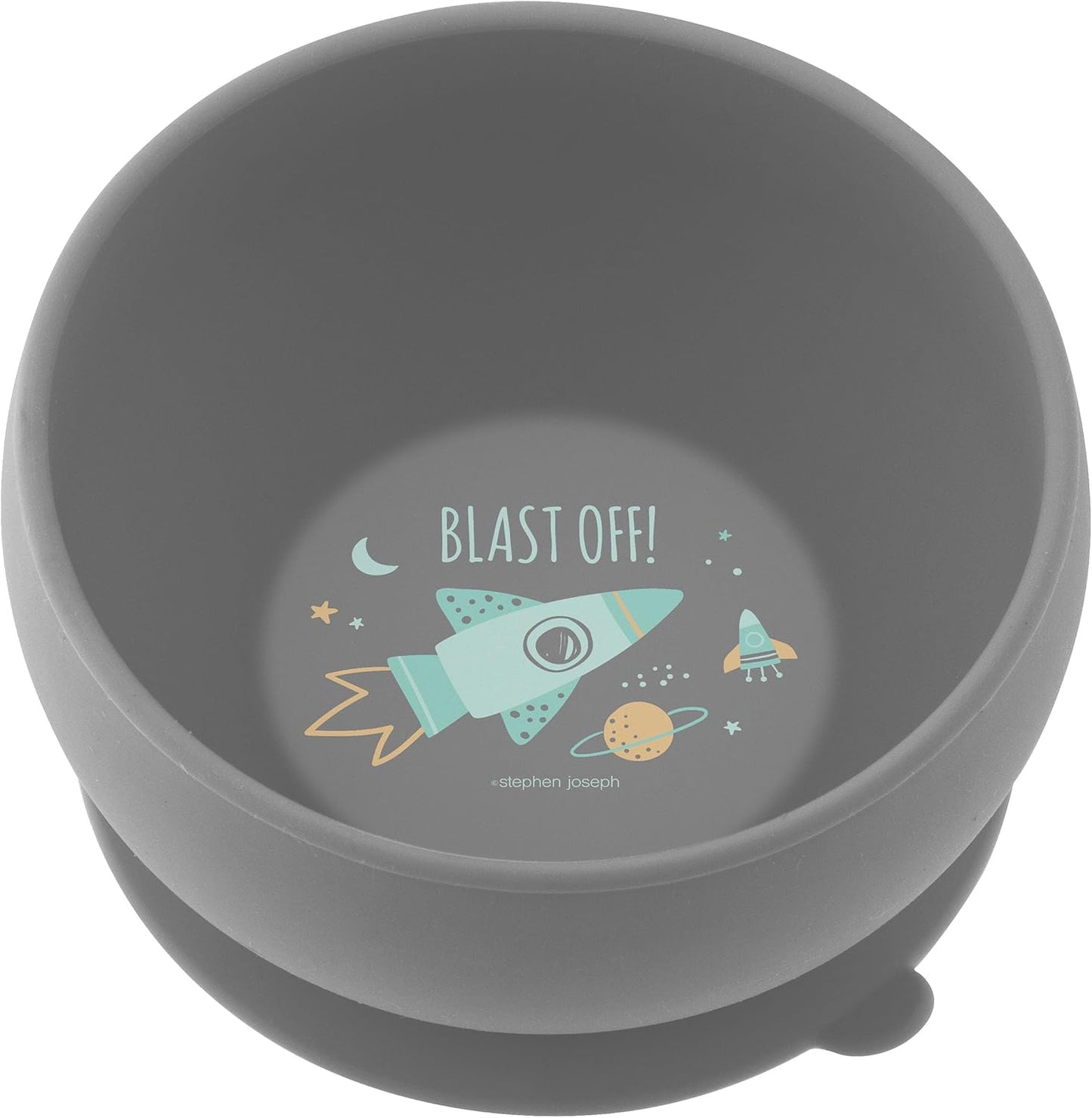 Stephen Joseph, Silicone Baby Bowls, Suction Bowl, Stay Put Suction Bowl, First Stage Self Feeding, Dino