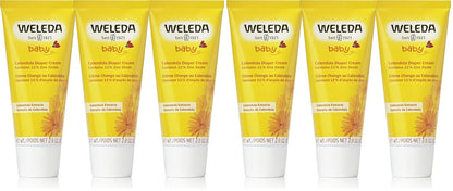 Weleda Baby Calendula Diaper Cream, 2.8 Fluid Ounce, Plant Rich Protection with Calendula, Chamomile, Sweet Almond Oil, Lanolin and Zinc Oxide