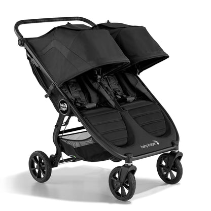 Baby Jogger City Mini GT3 All Terrain Baby Stroller with Forever Air Rubber Tires, All Wheel Suspension, Lightweight Stroller with Magnetic Buckle, No-Rethread Harness, and Foot Brake, Frosted Ivory