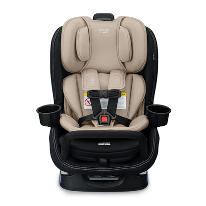 Britax Poplar S Convertible Car Seat, 2-in-1 Car Seat Extended Rear Facing, 17” Slim Car Seat Design with Fast & Easy ClickTight Installation, Anti-Rebound Bar & SafeWash Fabrics — Cowmooflage