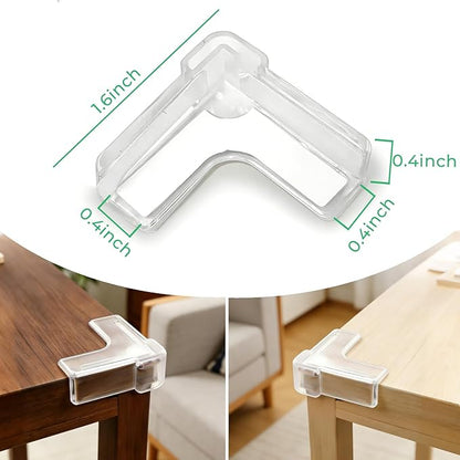 Corner Protectors for Baby(L Shape) 12 Pack Corner Protector for Furniture & Table Edges Furniture & Sharp Corners