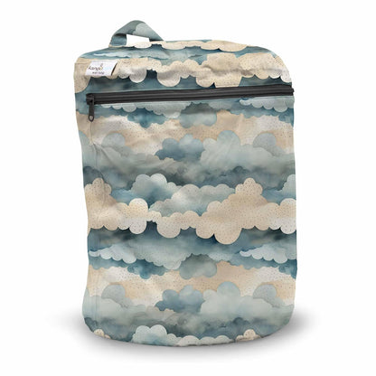 Kanga Care Wet Bag Seam Sealed Waterproof 3D Dimensional for Baby Cloth Diapers, Travel, Beach, Pool, Gym, Swim | Clover - Colors B