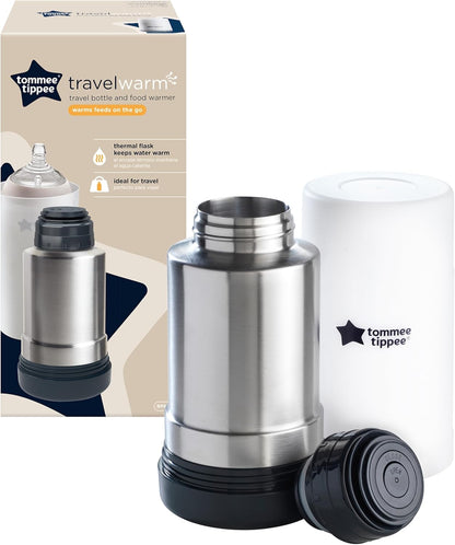 Tommee Tippee Baby Bottle and Food Warmer, Warms Breast Milk, Formula, Jars and Pouches to Body Temperature in Minutes, Automatic Timer, Touch Settings, White