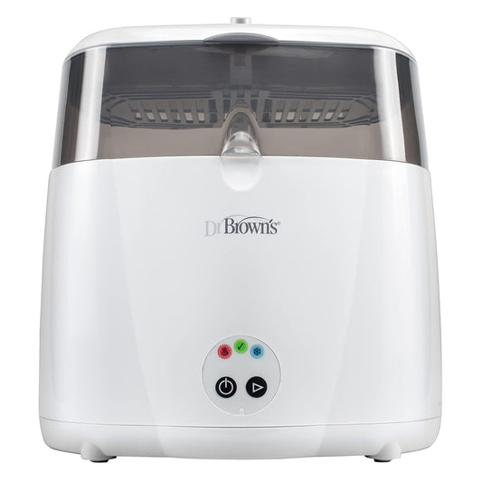 Dr. Brown’s Deluxe Electric Sterilizer for Baby Bottles and Other Baby Essentials & Dr. Brown’s Folding Baby Bottle Drying Rack for Easy Storage, Dry Nipples