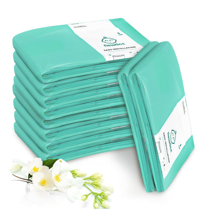 [10 Pack] Dekor Classic Diaper Pail Refills, Extra-Thick Continuous Liner Bags Compatible with Dekor Classic Diaper Pails, Strong Diaper Pail Refills for Baby & Adult Diapers, Nursery Odor Control
