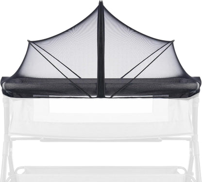 Bassinet Cover Mosquito Net for Babies to Keep Insects/Bugs/Cats Out, Toddler Bassinet/Bedside Sleeper/Crib Net with Two-Way Zippers & Storage Bag, Breathable Mesh Holes, White