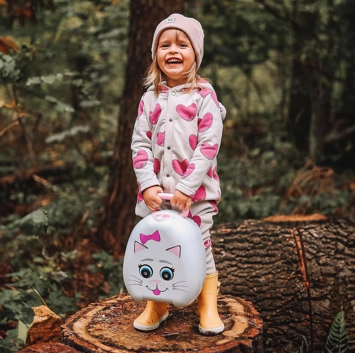 My Carry Potty - Ladybug Travel Potty, Award-Winning Portable Toddler Toilet Seat for Kids to Take Everywhere