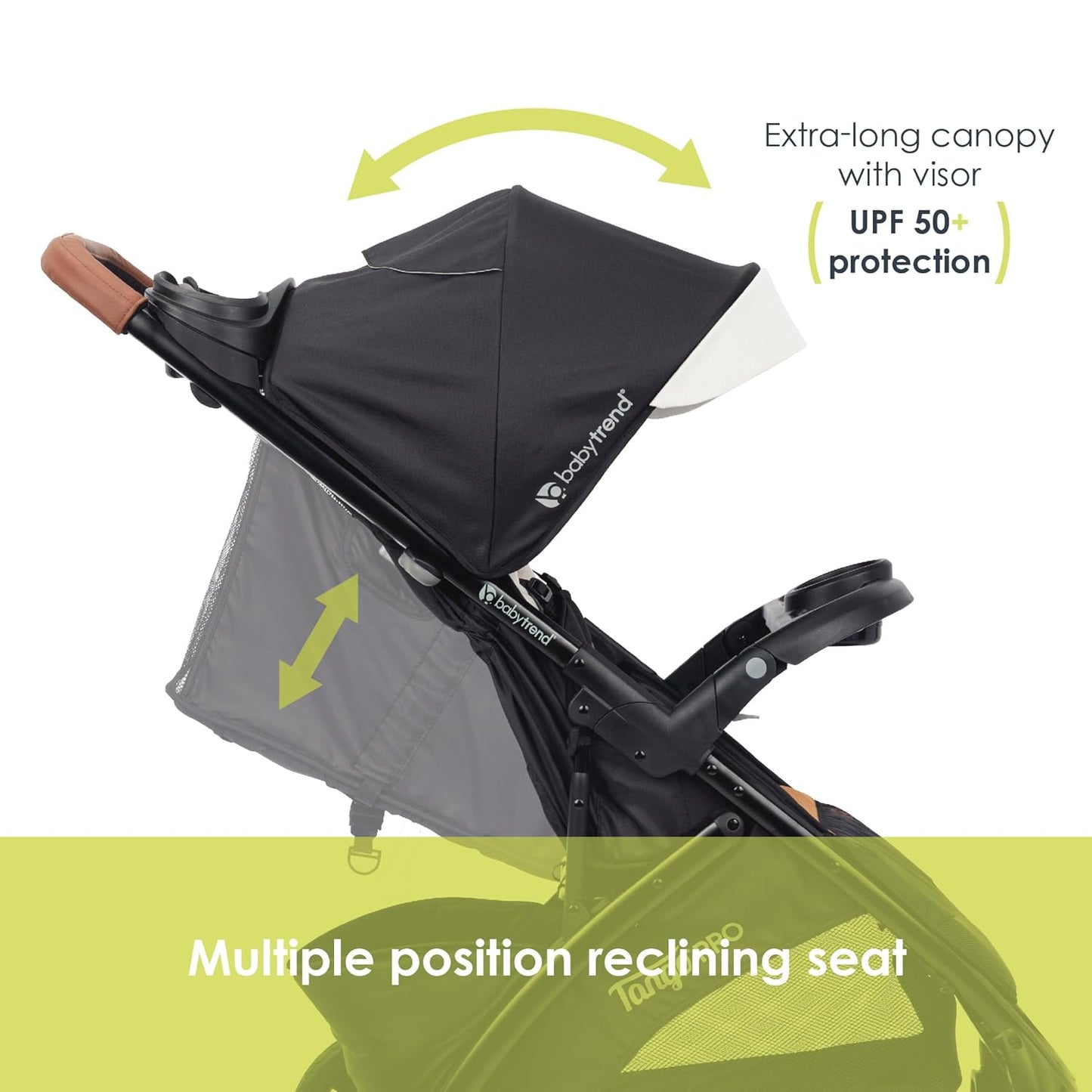 Baby Trend Tango PRO Travel System with Secure-Lift Infant Car Seat, Dash Black