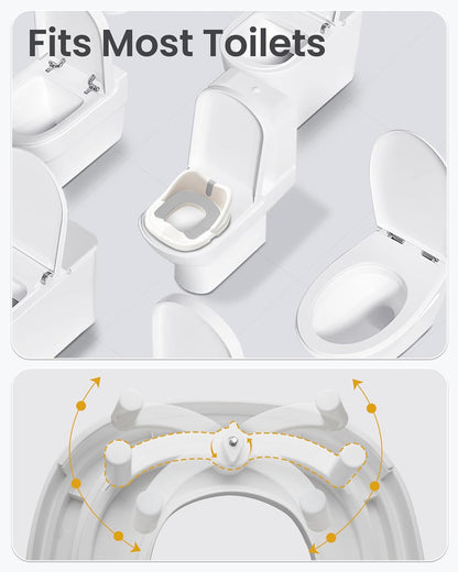 3-in-1 Toddler Potty Training Toilet for Boys and Girls with Soft Cushion Multi-use Baby Potty Chair for Toddlers 1-3 Training Potty Seat Toddler Toilet Baby Potty Training Seat with Step Stool