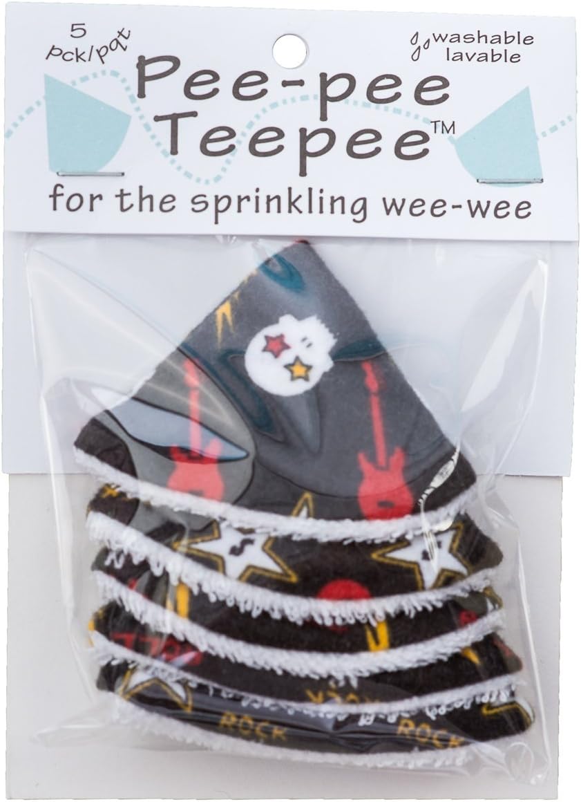 Washable Cotton Pee-Pee Teepees That Shield Baby Boys Pee During Diaper Changes. Makes a Great add-on Gift for a Baby Shower Thanks to its Fun, Gift-Ready Store Packaging. 5 Pack. Western