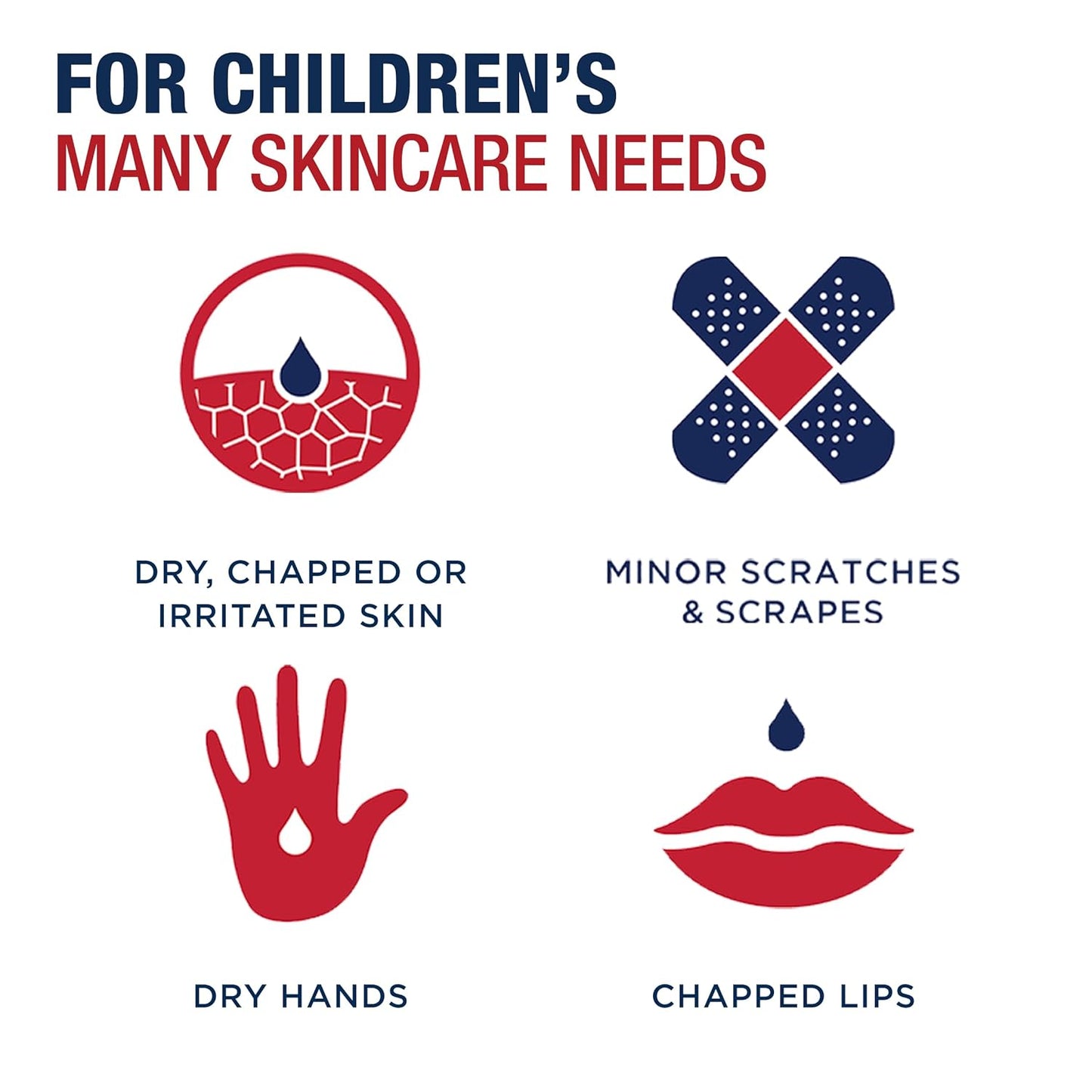Aquaphor Children's Advanced Therapy Healing Ointment, 41% Petrolatum Skin Protectant Ointment for Minor Wound Care, Chapped or Cracked Skin and Lips, 14 Oz Jar