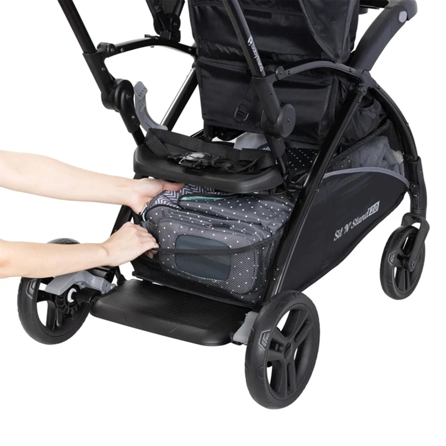 Baby Trend Sit N' Stand® Double 2.0 Stroller, Dash Black