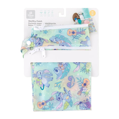 Bumkins Disney Waterproof Wet Bag for Baby, Travel, Swim Suit, Cloth Diapers, Pump Parts, Pool, Gym Clothes, Toiletry, Strap to Stroller, Daycare, Zip Reusable Bag, Packing Pouch, Winnie the Pooh