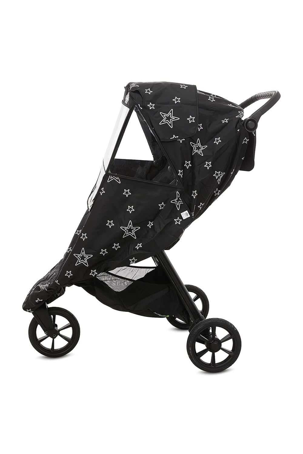 Stroller Rain Cover Universal, Baby Travel Weather Shield, Windproof Waterproof, Protect from Dust Snow (Black)