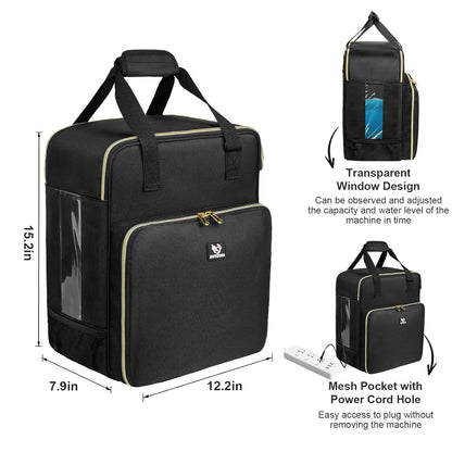 Carrying Case Compatible with Baby Brezza Formula Pro Mini Baby Mixer Machine, Insulated Formula Mixer Travel Bag with Shoulder Strap