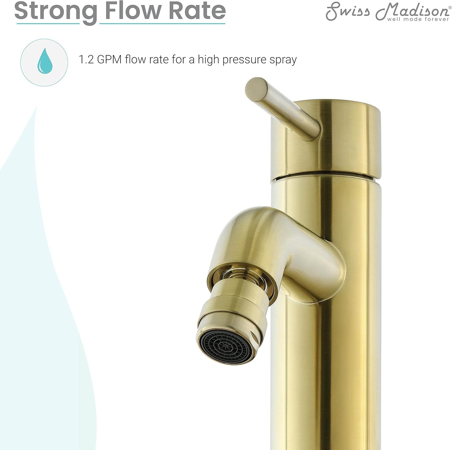 Swiss Madison Well Made Forever SM-DF81C Ivy Bidet Faucet in Chrome
