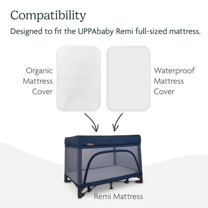 UPPAbaby Mattress Cover for Remi Playard/Soft and Breathable/Machine Washable/Organic Cotton