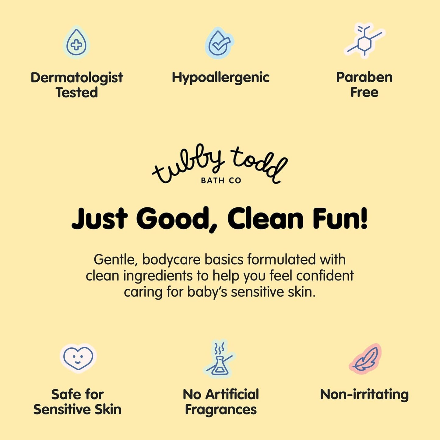 TUBBY TODD All Over Ointment Baby Eczema Cream, Everyday Multi-Purpose Baby Skin Relief Cream, Sensitive and Dry Skin, Rash & Irritation - Steroid & Gluten Free, Fragrance-Free, 8 oz, 2 Pack