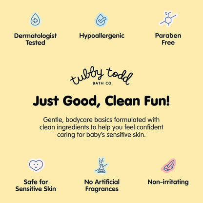TUBBY TODD All Over Ointment Baby Eczema Cream, Everyday Multi-Purpose Baby Skin Relief Cream, Sensitive and Dry Skin, Rash & Irritation - Steroid & Gluten Free, Fragrance-Free, 8 oz, 2 Pack