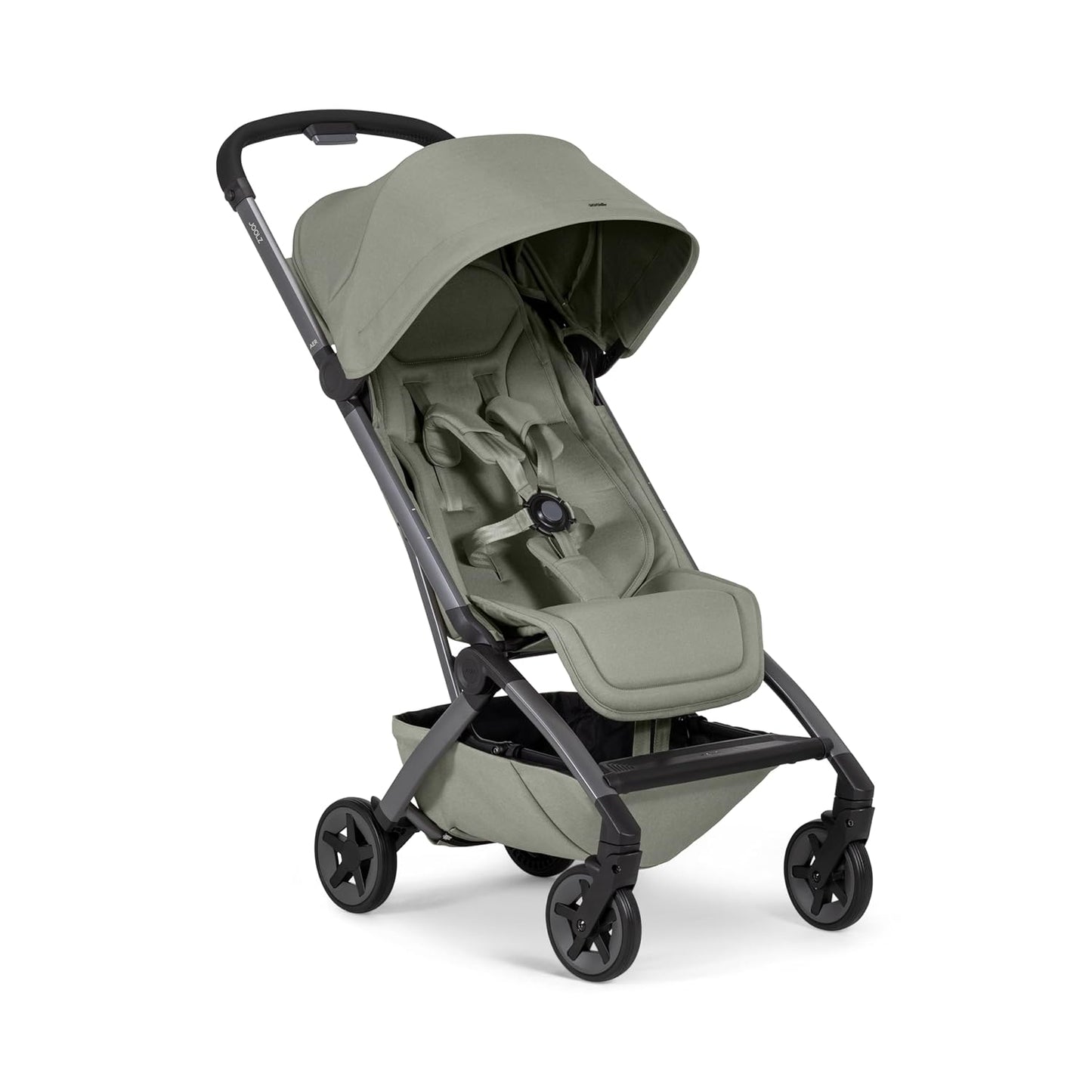 Joolz Aer2 Lightweight Travel Stroller for Baby & Toddler – One-Hand Fold, Compact Carry-On Airplane Approved, Reclining Seat, UPF 50+ Canopy, Travel Pouch, Baby Net – Forest Green