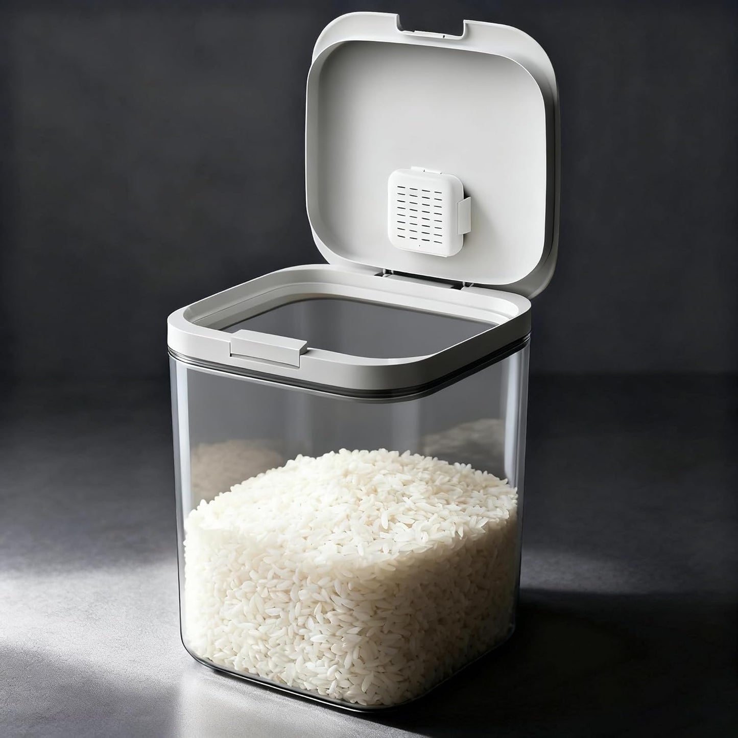 Flour Container - 5.5 L /5.81qt/5kg Large Flour Dispenser Keep Your Flour Fresh and Dry Easily with Kitchen Essential
