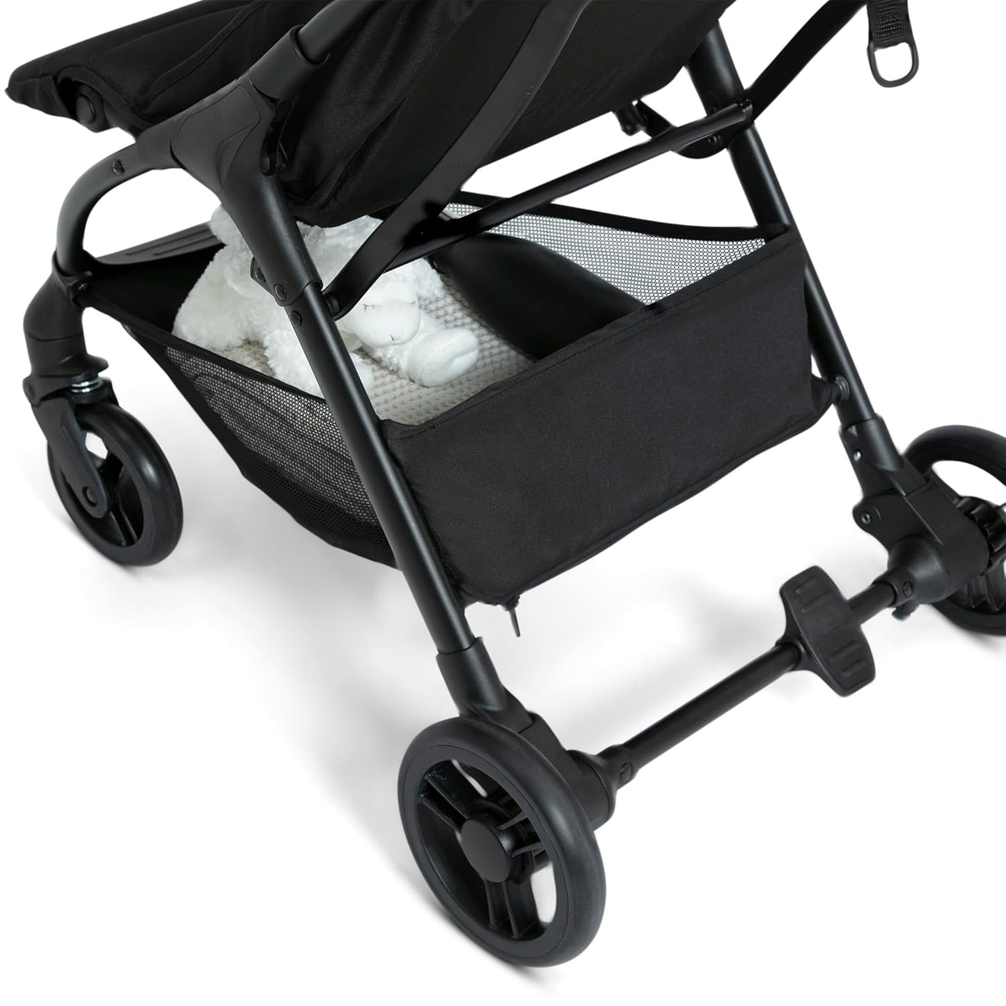 Jeep Altitude Compact Travel Stroller by Delta Children Greenguard Gold, Easy One Hand Fold, Lightweight, Extendable Canopy with Peek-a-Boo Window, Reclining Seat, 4 Wheel Suspension, Olive Green