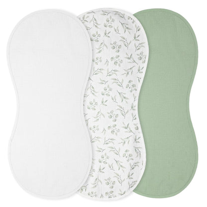 Hahafelt 3 Pcs Changing Pad Liners Fits in Peanut Shape Changing Pad Waterproof Diaper Mats Organic Cotton Peanut Mats are Warm on Baby's Back, Washable Reusable (Starry Style,Multicolor)
