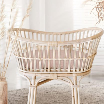 lulumoon Baby Bassinet Sheets Muslin: Cotton Bedside Bassinet Sheets Leaf for Boys - Fitted for Bedside Sleeper Mattress
