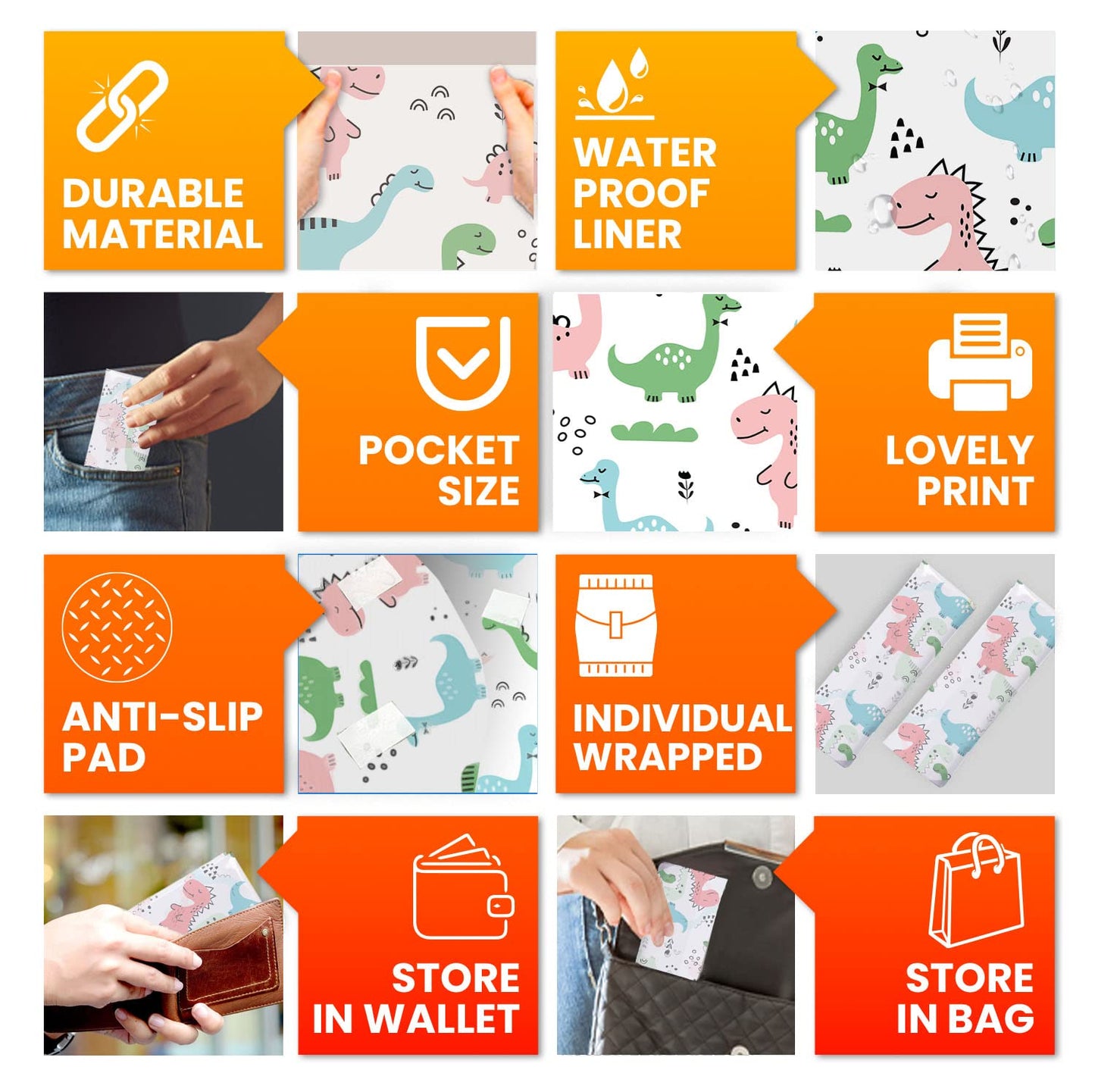 20 Extra Large Toilet Seat Covers Disposable for Kids & Adults-Toilet Covers Disposable for travel-Toddler Toilet Seat Cover Liners for Potty Training-Individually Wrapped-Waterproof (Bees)