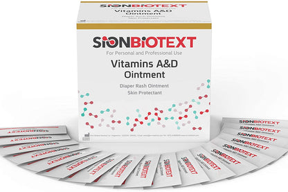 A and D Ointment by Sion Biotext Baby Diaper Rash Vitamin A + D Cream for Dry Skin, Cuts, Burns Soothing Baby Care Medical Moisturizer + First Aid. (1 Tube 4oz)