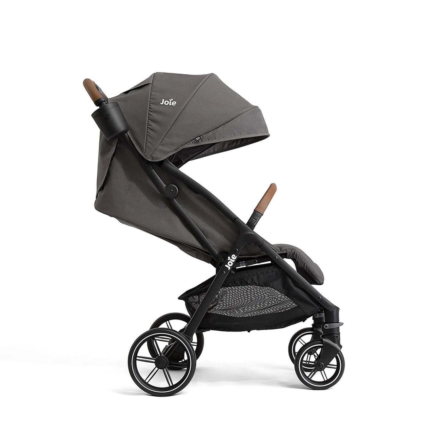Joie Nutmeg Compact Stroller – Lightweight and Compact Stroller with One-Hand Fold (Evergreen)