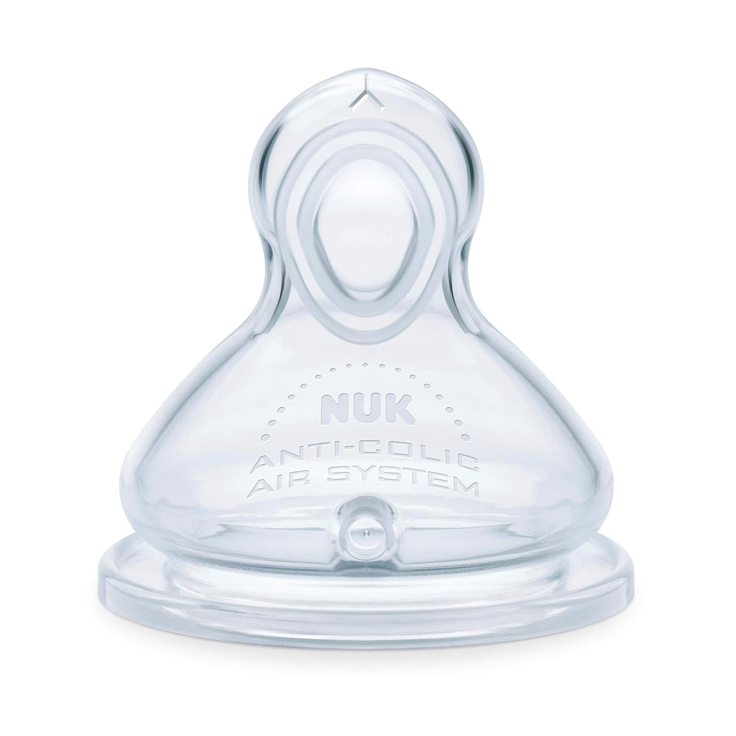 NUK Smooth Flow Pro Baby Bottle Replacement Nipples, Silicone, Anti-Colic, Leak-Proof, Pack of 2