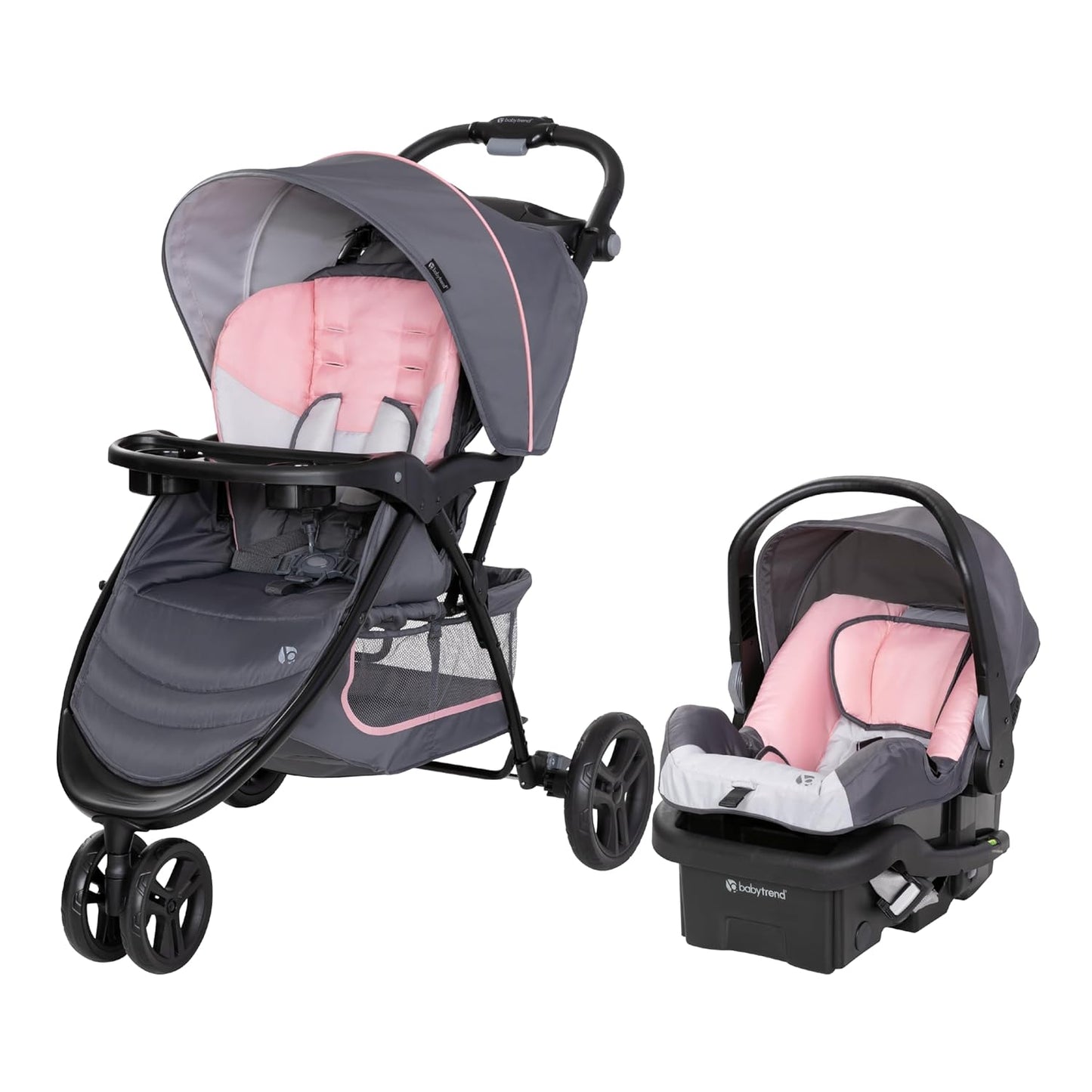 Baby Trend Stroller and EZ-Lift Infant Car Seat, EZ Ride Travel System, Dash Grey