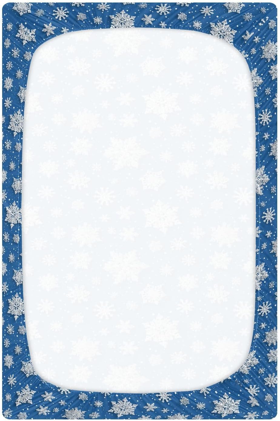 Baby Crib Sheet Cute Goose Flowers Crib Mattress for Boys and Girls Playard Sheet Soft Breathable Fitted Baby Mattress Cover 52x28in