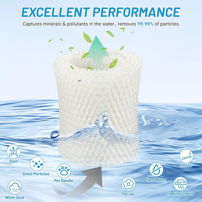 Lemige Premium Humidifier Filter Replacement 2.0 for Canopy Bedside Humidifier and Nursery Humidifiers, Made with Wood Pulp and Paper Wick Filter, Humidifier Wicking Filter Replace Every 6 Weeks