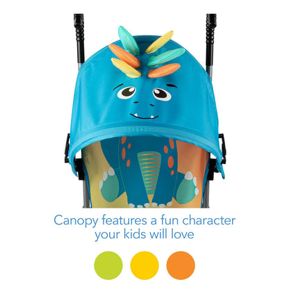 Cosco Character Umbrella Stroller, Easy to Store Anywhere with its Compact Umbrella fold, Pink Flamingo