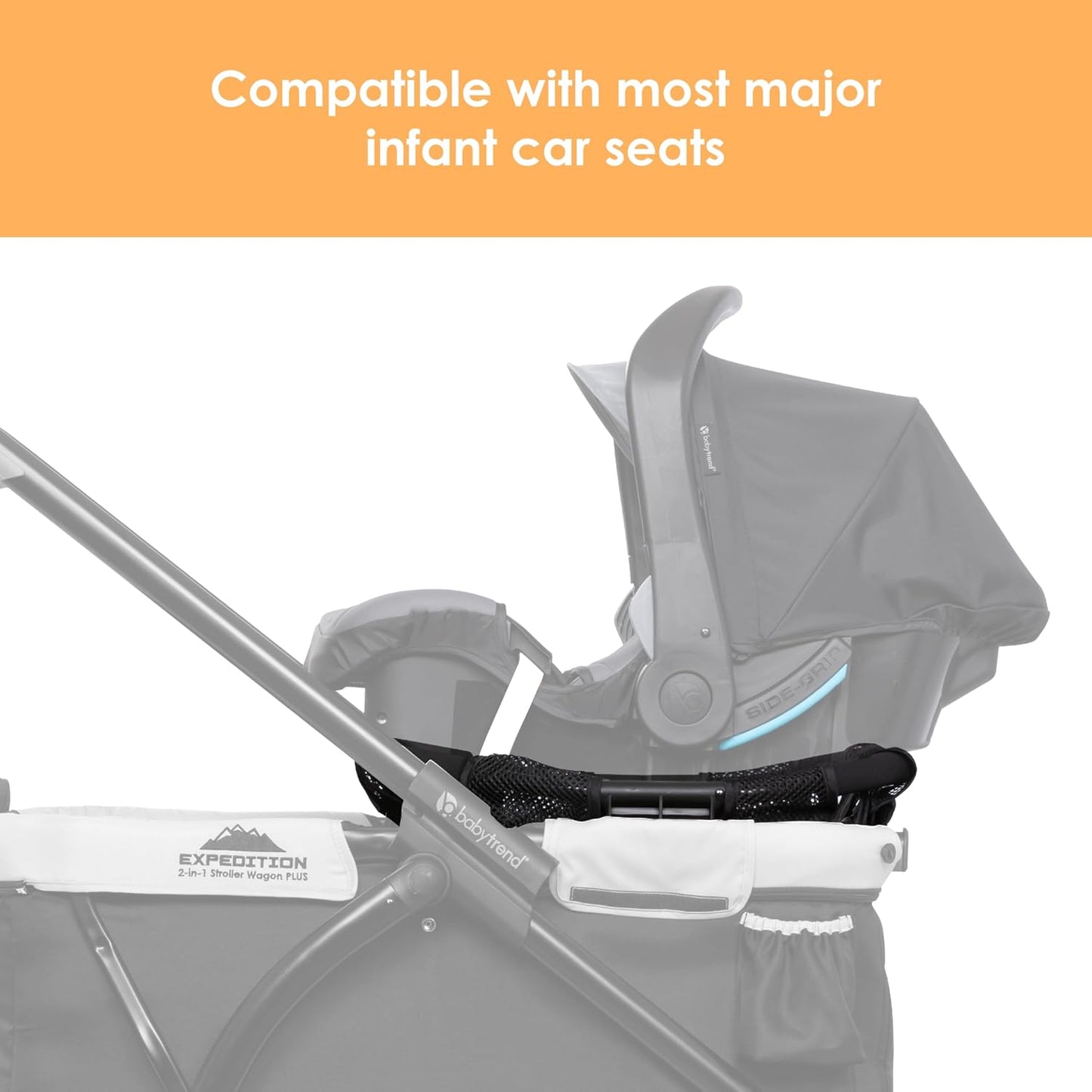 Baby Trend Stroller Wagon Deluxe Storage Basket
