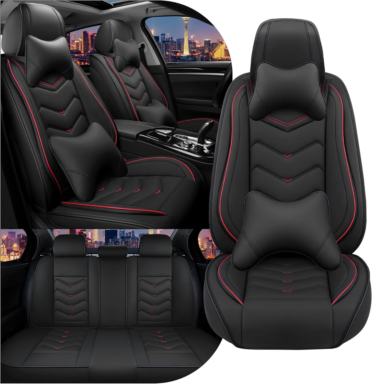 CTDS Car Seat Covers for MINI Convertible 2013-2026, Stylish Sport Seat Covers, Premium Nappa Leather Car Seat Cover. Automobile Seat Covers Sets.(Luxury 5 Seats/Beige)