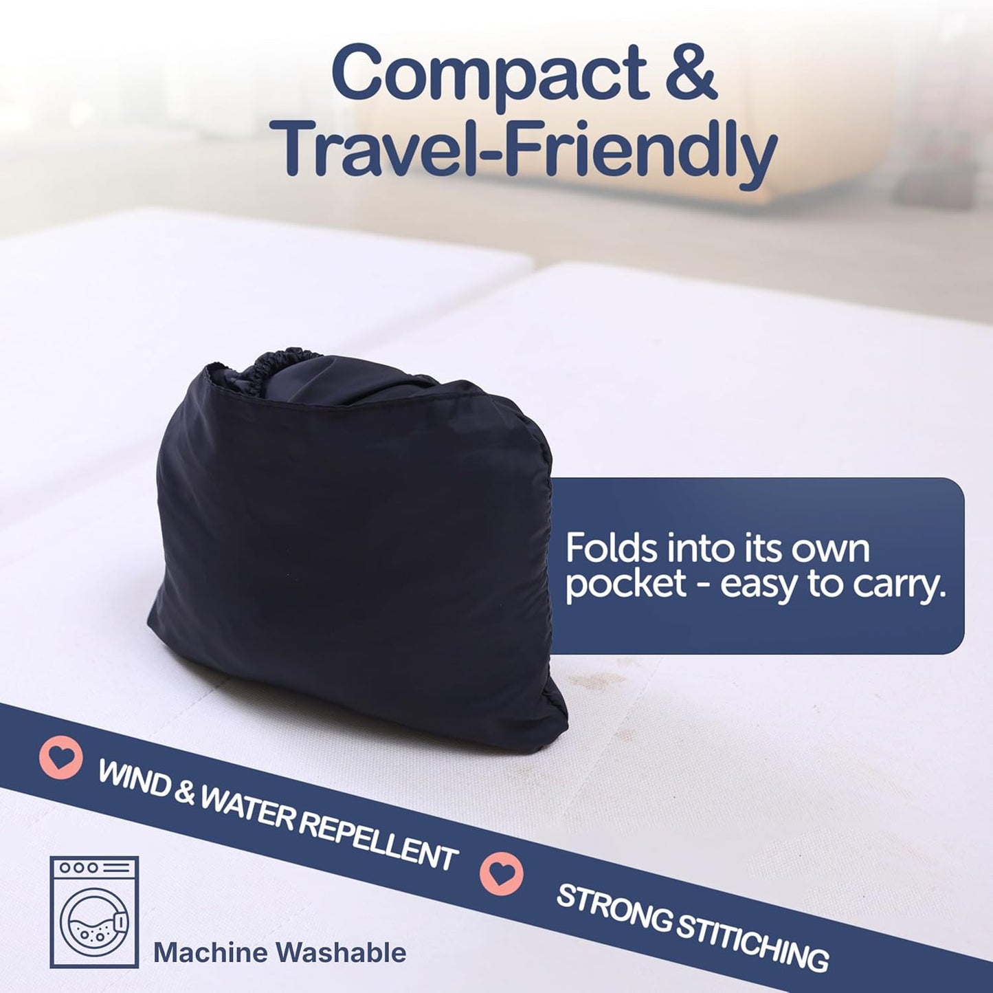 Baby Carrier Cover Winter with Detachable Hood - Windproof & Water-Resistant Winter Car Seat Cover Baby Girl & Boy, Universal Travel Carrier & Stroller Blankets for Babies