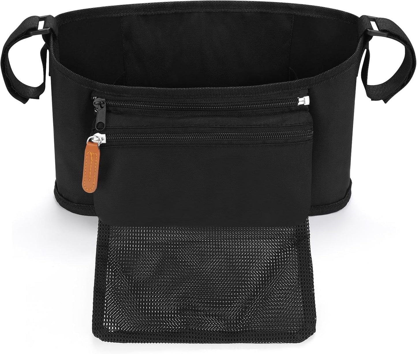 Accmor Universal Stroller Organizer with Detachable Phone Bag, Stroller Bag Caddy Organizer Stroller Accessories for Uppababy, Baby Jogger, Nuna, Doona, Britax Strollers