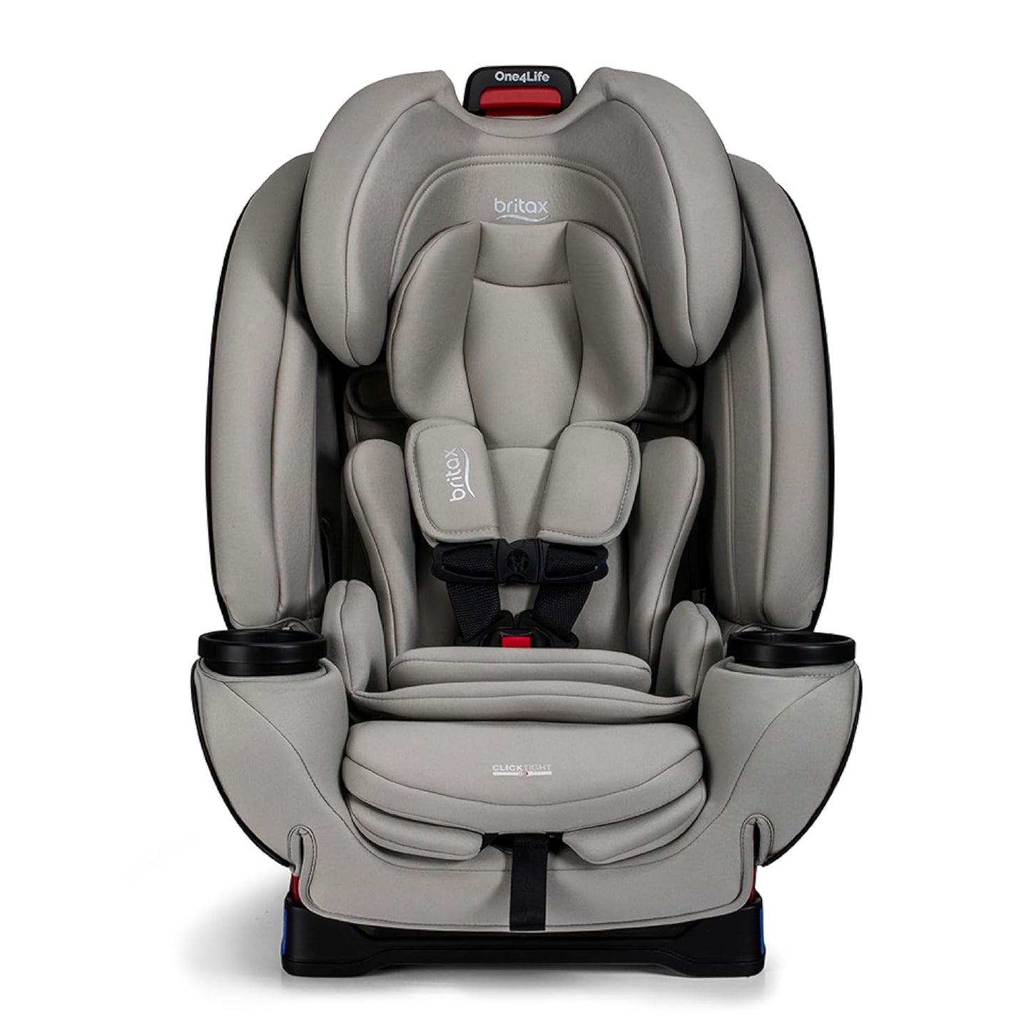 Britax One4Life All-in-One Car Seat, Up to 10 Years of Use, Rear Facing, Forward Facing, & Booster Modes, Extended Rear-Facing, ClickTight Installation & Breathable SafeWash Fabrics — Teak